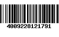 Código de Barras 4009228121791