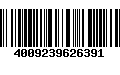 Código de Barras 4009239626391