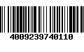 Código de Barras 4009239740110