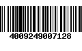 Código de Barras 4009249007128