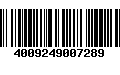 Código de Barras 4009249007289