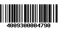 Código de Barras 4009300004790