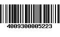 Código de Barras 4009300005223