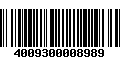 Código de Barras 4009300008989