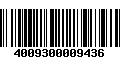 Código de Barras 4009300009436