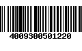 Código de Barras 4009300501220