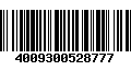 Código de Barras 4009300528777