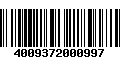 Código de Barras 4009372000997