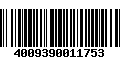 Código de Barras 4009390011753