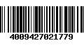 Código de Barras 4009427021779