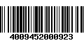 Código de Barras 4009452000923