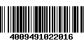 Código de Barras 4009491022016