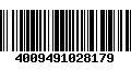 Código de Barras 4009491028179