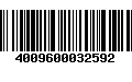 Código de Barras 4009600032592