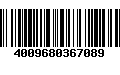 Código de Barras 4009680367089