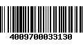 Código de Barras 4009700033130