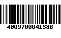 Código de Barras 4009700041388