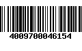 Código de Barras 4009700046154