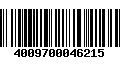 Código de Barras 4009700046215