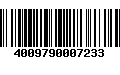 Código de Barras 4009790007233