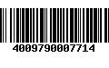 Código de Barras 4009790007714