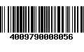 Código de Barras 4009790008056