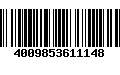 Código de Barras 4009853611148