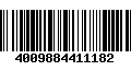 Código de Barras 4009884411182