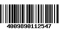 Código de Barras 4009890112547