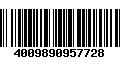 Código de Barras 4009890957728