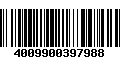 Código de Barras 4009900397988