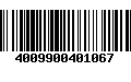 Código de Barras 4009900401067