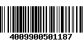 Código de Barras 4009900501187