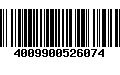 Código de Barras 4009900526074