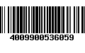 Código de Barras 4009900536059