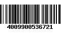 Código de Barras 4009900536721