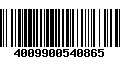 Código de Barras 4009900540865