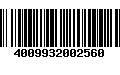 Código de Barras 4009932002560