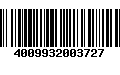 Código de Barras 4009932003727