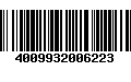 Código de Barras 4009932006223