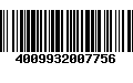 Código de Barras 4009932007756