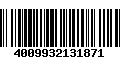 Código de Barras 4009932131871