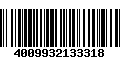 Código de Barras 4009932133318