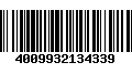 Código de Barras 4009932134339