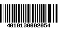 Código de Barras 4010130002054