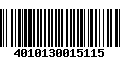 Código de Barras 4010130015115