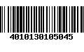 Código de Barras 4010130105045