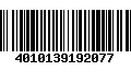 Código de Barras 4010139192077