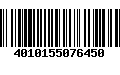 Código de Barras 4010155076450