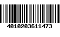 Código de Barras 4010203611473